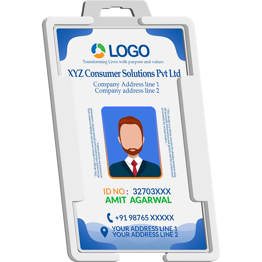High-Quality Plastic ID Card – Single-Side Custom Print | Long-Lasting & Waterproof